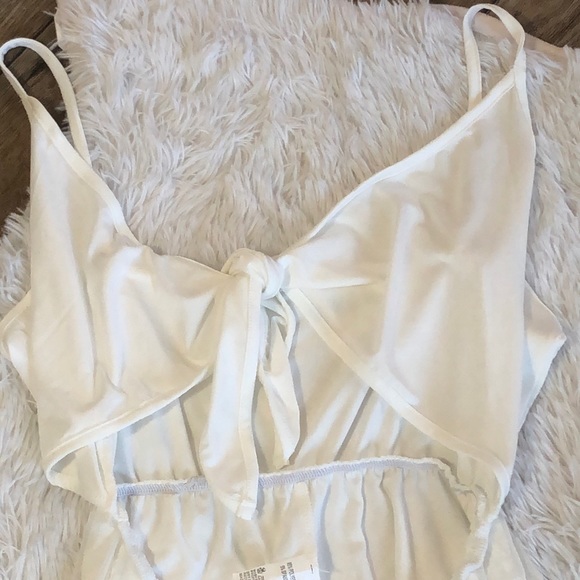 NIB Mojessy Spaghetti Strap Front Knot Mesh Dress - Picture 3 of 5